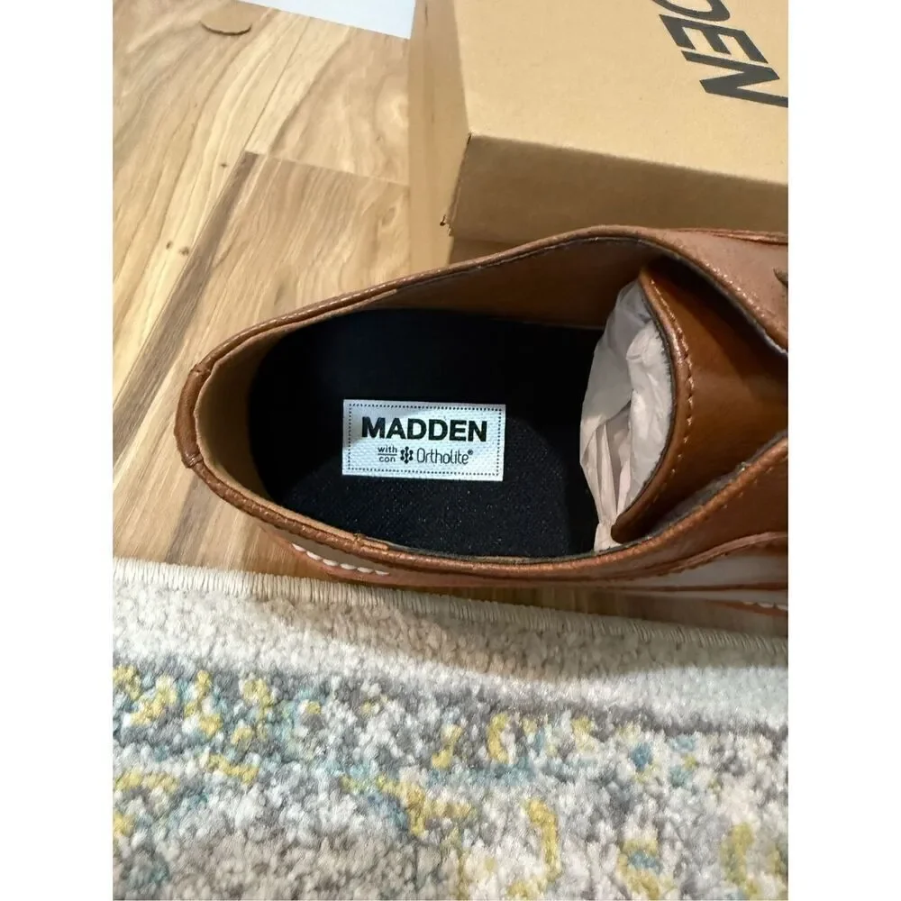 Madden NWT cognac V-Vanqus shoes sz 8.5
